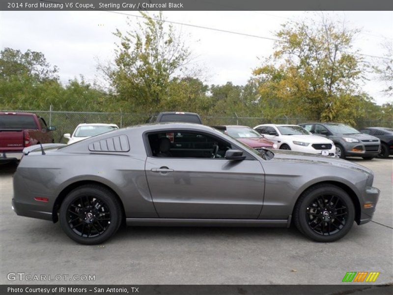 Sterling Gray / Charcoal Black 2014 Ford Mustang V6 Coupe