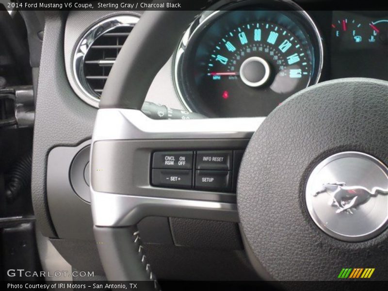 Sterling Gray / Charcoal Black 2014 Ford Mustang V6 Coupe