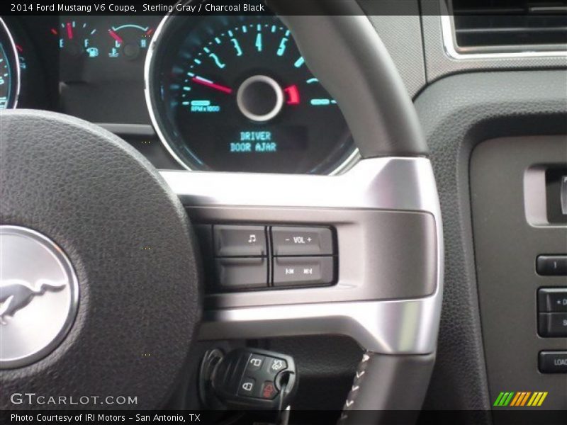 Sterling Gray / Charcoal Black 2014 Ford Mustang V6 Coupe