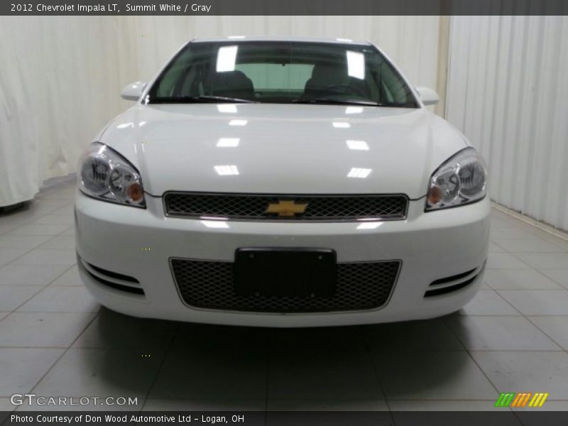 Summit White / Gray 2012 Chevrolet Impala LT