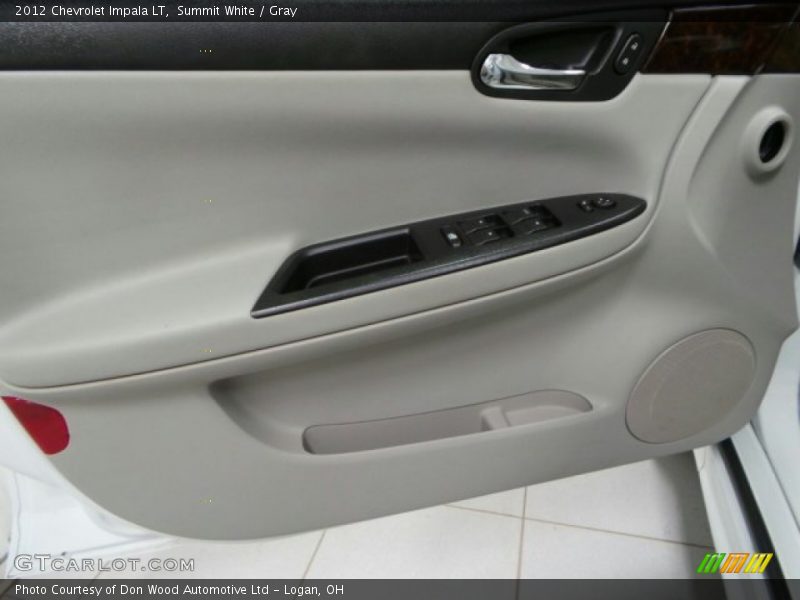 Summit White / Gray 2012 Chevrolet Impala LT