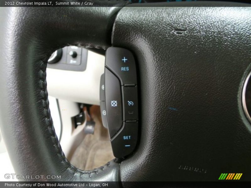 Summit White / Gray 2012 Chevrolet Impala LT
