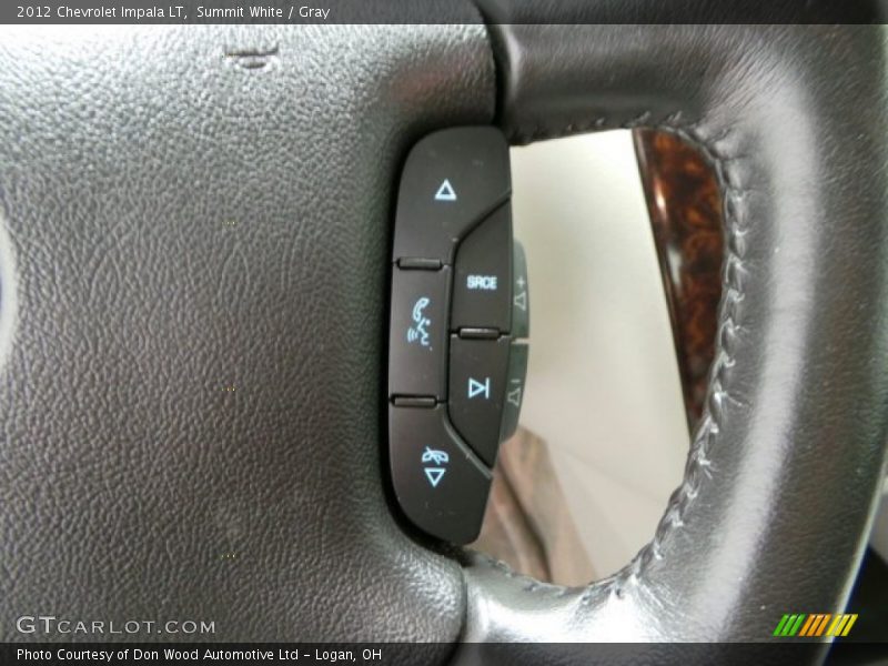 Summit White / Gray 2012 Chevrolet Impala LT