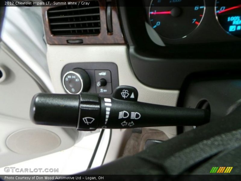 Summit White / Gray 2012 Chevrolet Impala LT