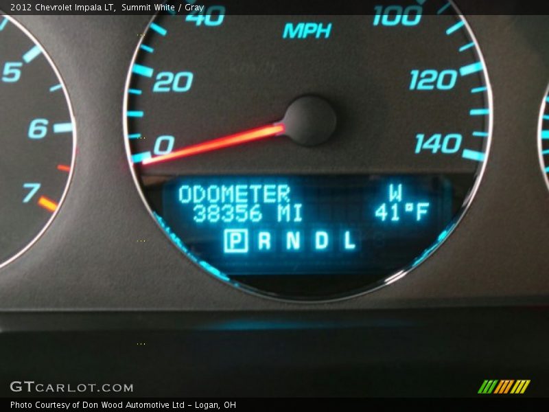 Summit White / Gray 2012 Chevrolet Impala LT