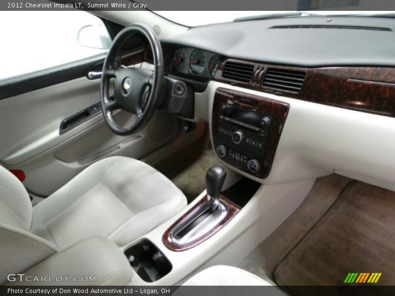 Summit White / Gray 2012 Chevrolet Impala LT