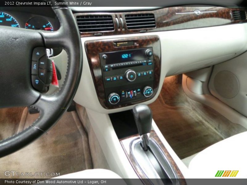 Summit White / Gray 2012 Chevrolet Impala LT