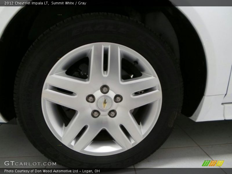Summit White / Gray 2012 Chevrolet Impala LT