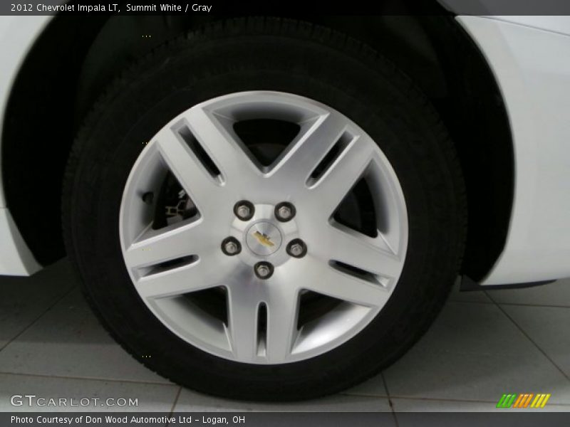 Summit White / Gray 2012 Chevrolet Impala LT