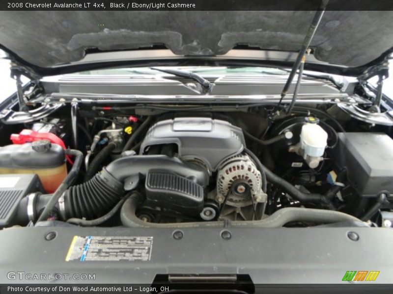 Black / Ebony/Light Cashmere 2008 Chevrolet Avalanche LT 4x4