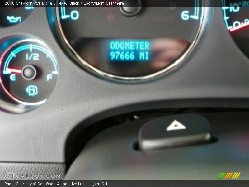 Black / Ebony/Light Cashmere 2008 Chevrolet Avalanche LT 4x4
