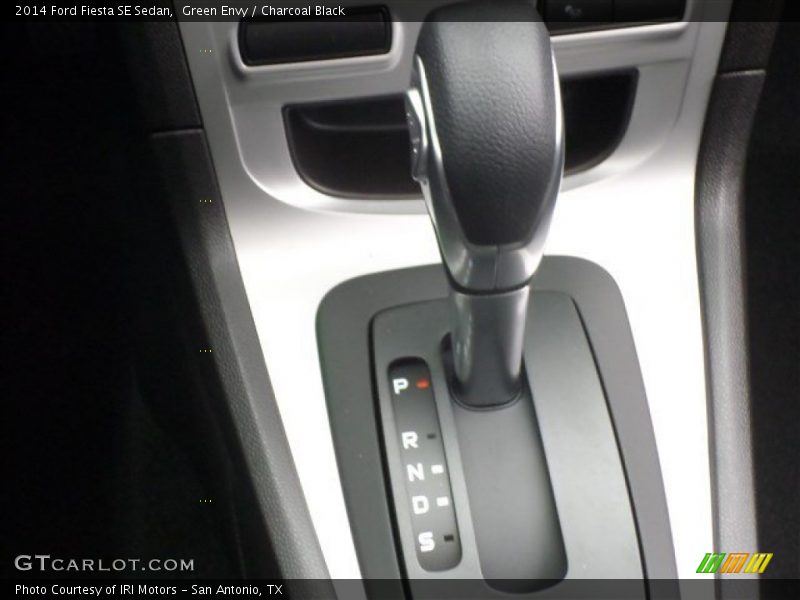 Green Envy / Charcoal Black 2014 Ford Fiesta SE Sedan
