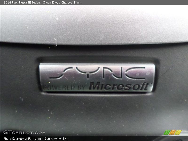 Green Envy / Charcoal Black 2014 Ford Fiesta SE Sedan