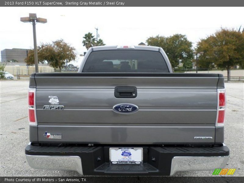 Sterling Gray Metallic / Steel Gray 2013 Ford F150 XLT SuperCrew