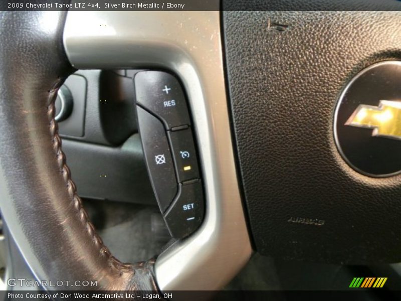 Silver Birch Metallic / Ebony 2009 Chevrolet Tahoe LTZ 4x4