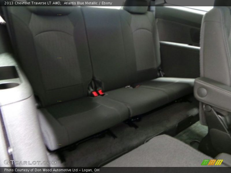 Atlantis Blue Metallic / Ebony 2013 Chevrolet Traverse LT AWD