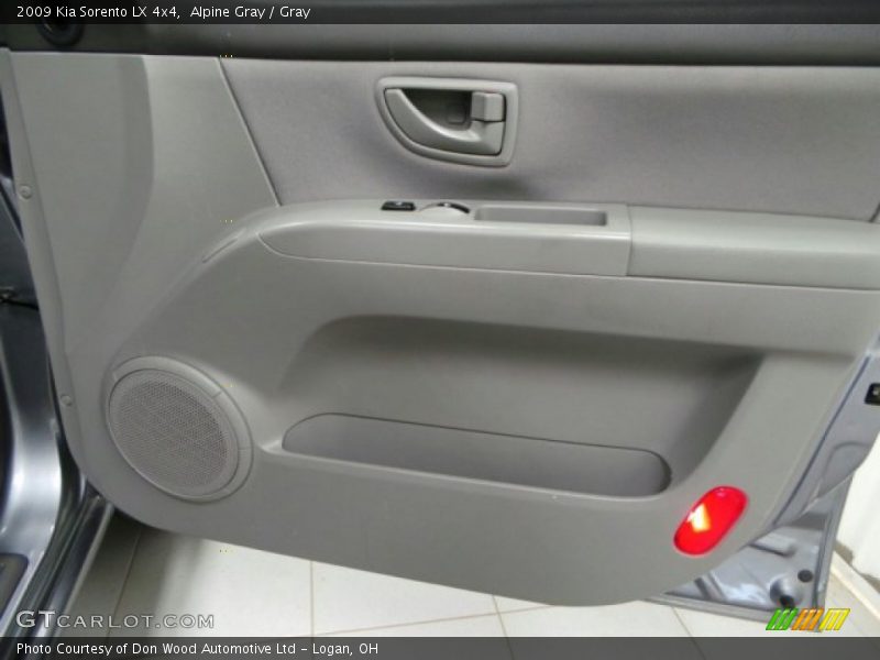 Alpine Gray / Gray 2009 Kia Sorento LX 4x4