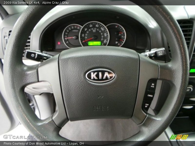 Alpine Gray / Gray 2009 Kia Sorento LX 4x4