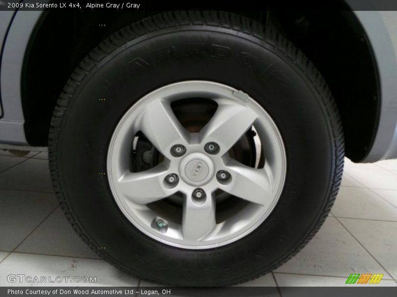 Alpine Gray / Gray 2009 Kia Sorento LX 4x4