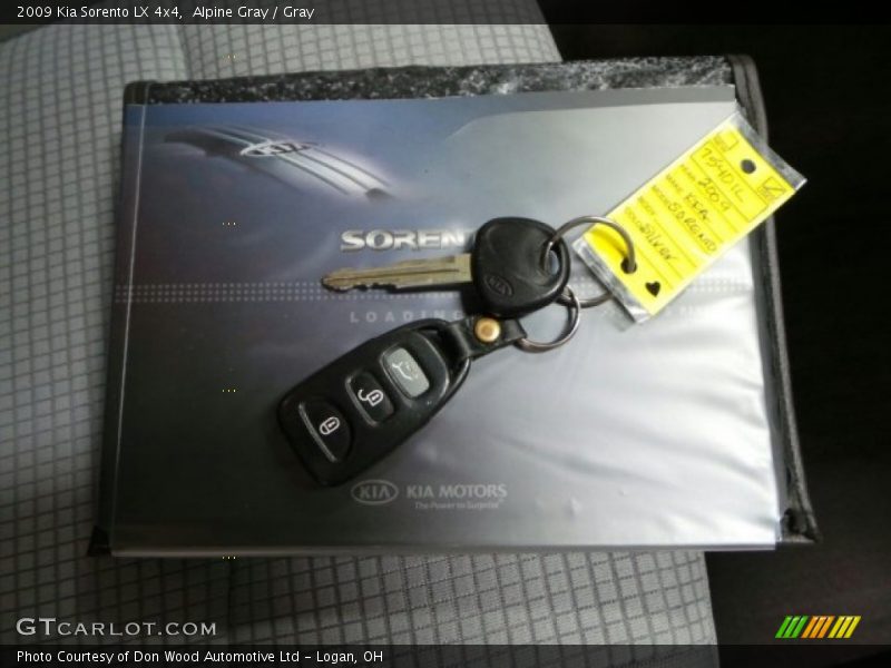 Alpine Gray / Gray 2009 Kia Sorento LX 4x4