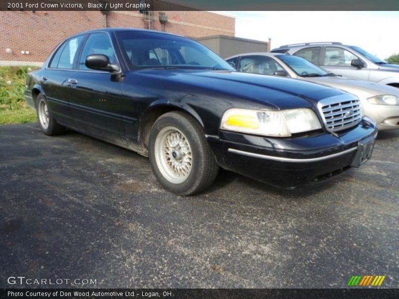 Black / Light Graphite 2001 Ford Crown Victoria