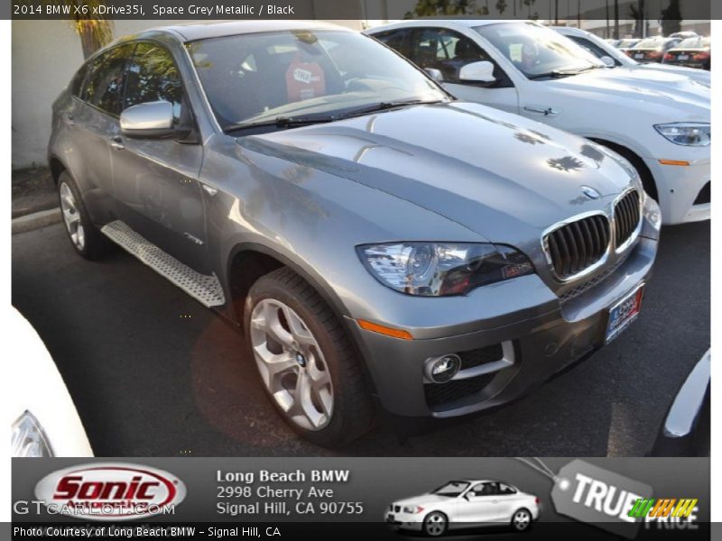 Space Grey Metallic / Black 2014 BMW X6 xDrive35i