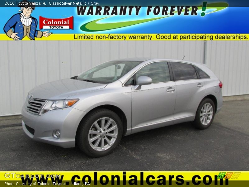 Classic Silver Metallic / Gray 2010 Toyota Venza I4