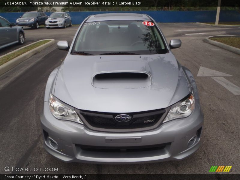 Ice Silver Metallic / Carbon Black 2014 Subaru Impreza WRX Premium 4 Door
