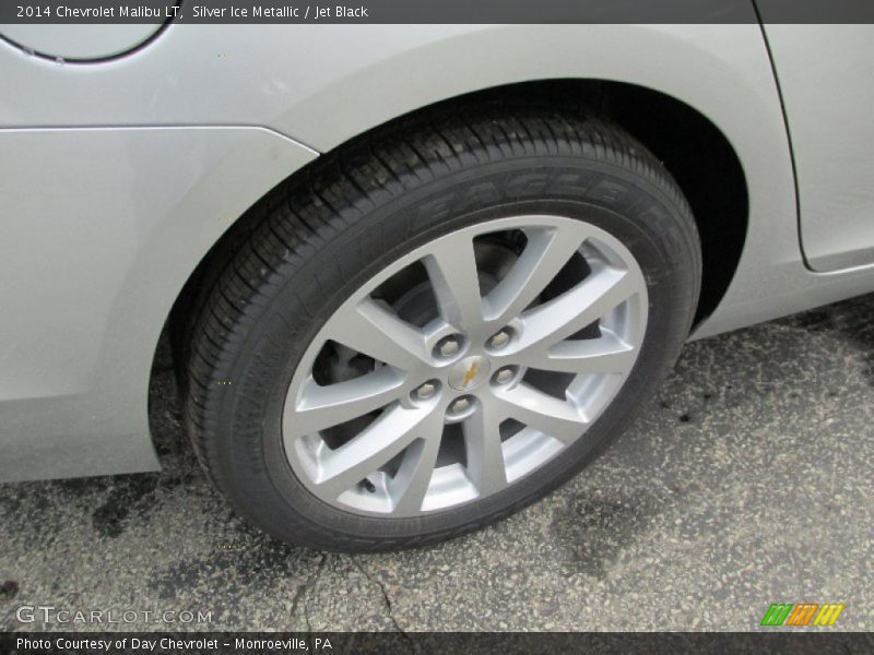 Silver Ice Metallic / Jet Black 2014 Chevrolet Malibu LT