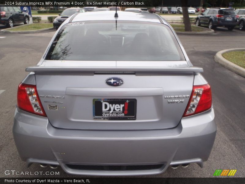 Ice Silver Metallic / Carbon Black 2014 Subaru Impreza WRX Premium 4 Door