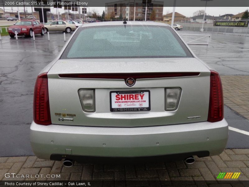 Light Platinum / Ebony 2006 Cadillac STS V8