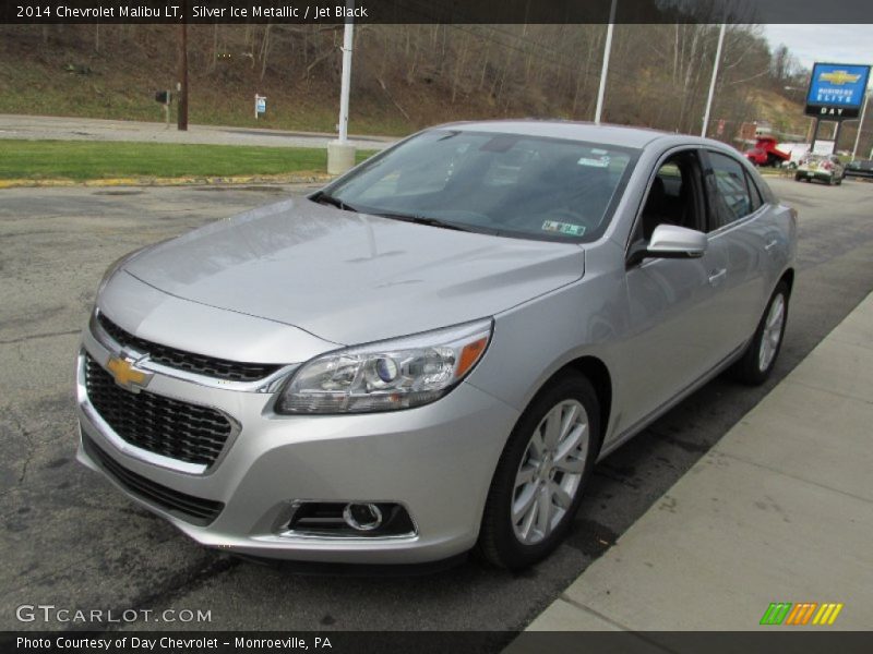 Silver Ice Metallic / Jet Black 2014 Chevrolet Malibu LT