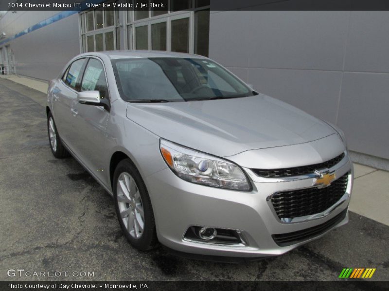 Silver Ice Metallic / Jet Black 2014 Chevrolet Malibu LT