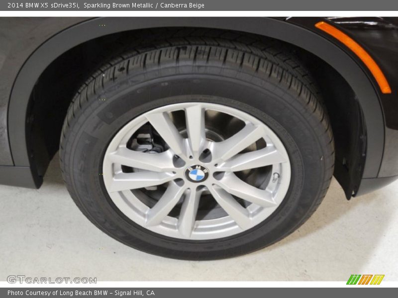 Sparkling Brown Metallic / Canberra Beige 2014 BMW X5 sDrive35i