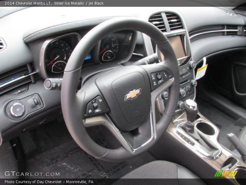 Silver Ice Metallic / Jet Black 2014 Chevrolet Malibu LT