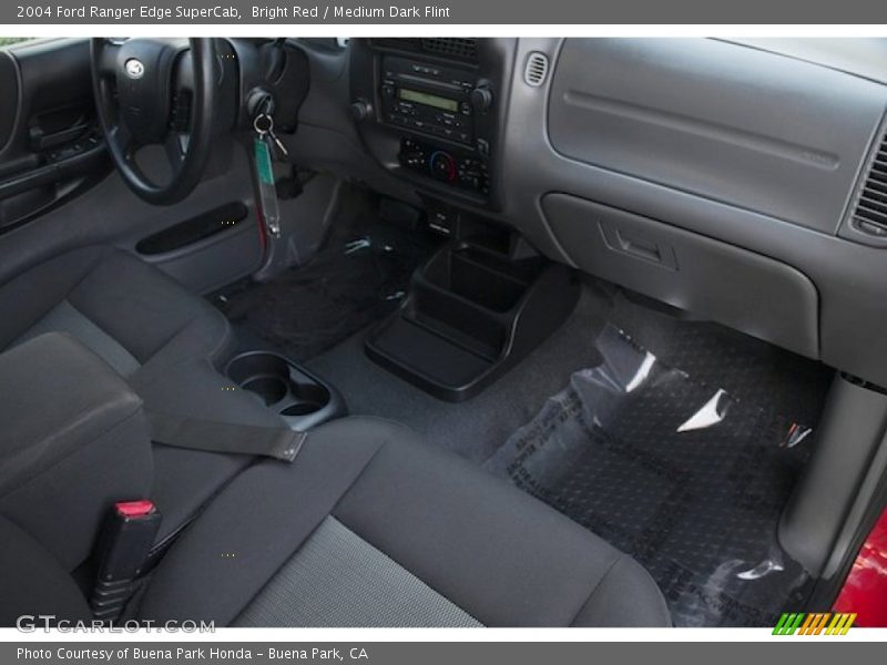 Bright Red / Medium Dark Flint 2004 Ford Ranger Edge SuperCab