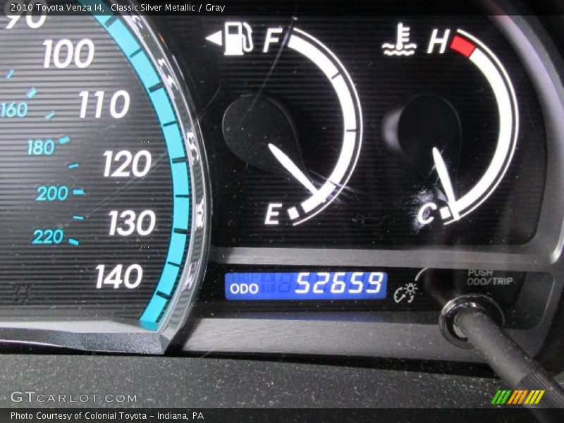 Classic Silver Metallic / Gray 2010 Toyota Venza I4