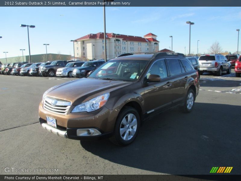 Caramel Bronze Pearl / Warm Ivory 2012 Subaru Outback 2.5i Limited
