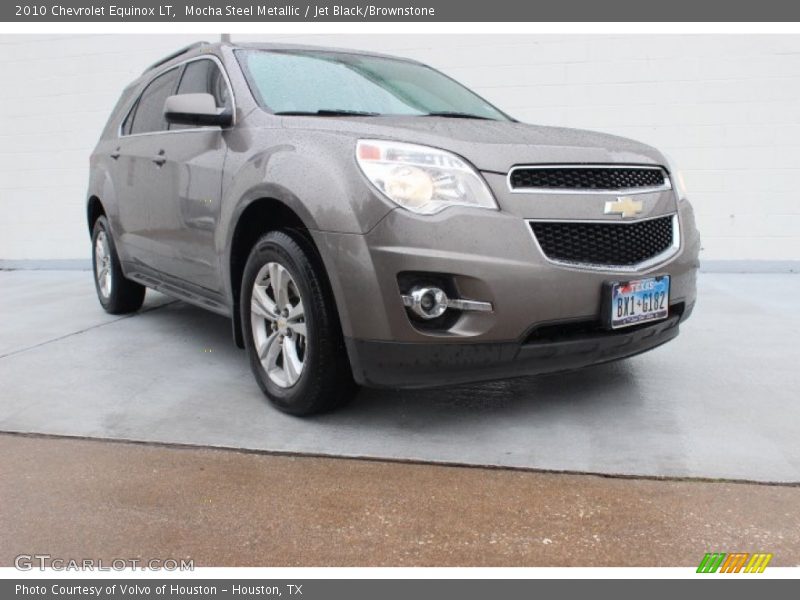 Mocha Steel Metallic / Jet Black/Brownstone 2010 Chevrolet Equinox LT
