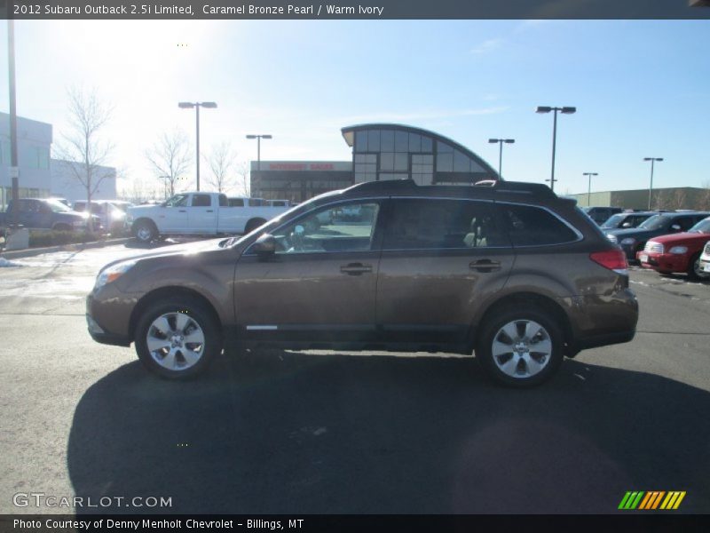 Caramel Bronze Pearl / Warm Ivory 2012 Subaru Outback 2.5i Limited