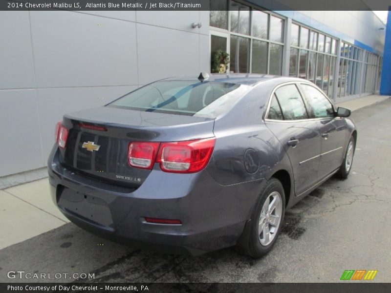 Atlantis Blue Metallic / Jet Black/Titanium 2014 Chevrolet Malibu LS