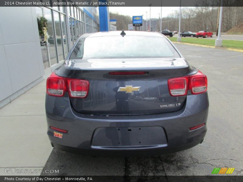 Atlantis Blue Metallic / Jet Black/Titanium 2014 Chevrolet Malibu LS