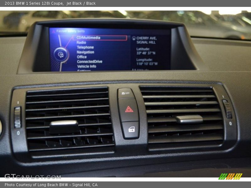 Jet Black / Black 2013 BMW 1 Series 128i Coupe