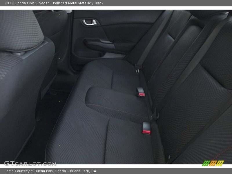 Polished Metal Metallic / Black 2012 Honda Civic Si Sedan