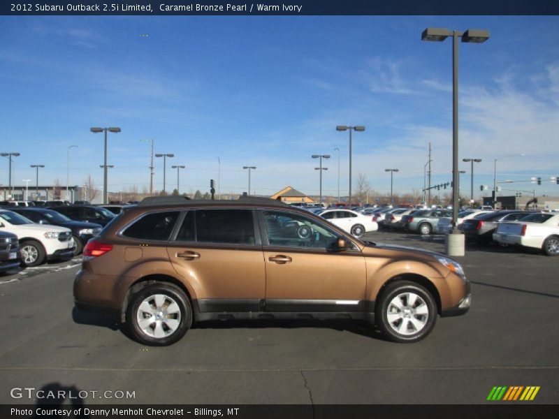 Caramel Bronze Pearl / Warm Ivory 2012 Subaru Outback 2.5i Limited