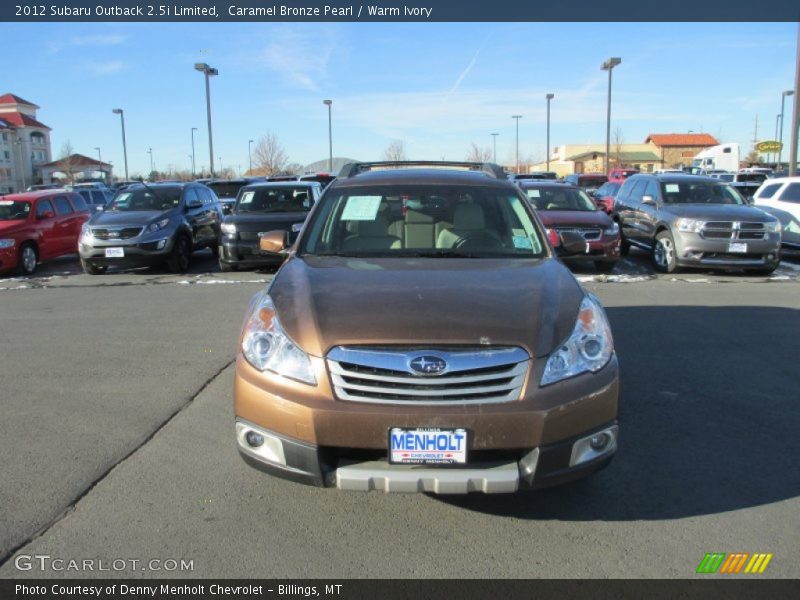 Caramel Bronze Pearl / Warm Ivory 2012 Subaru Outback 2.5i Limited