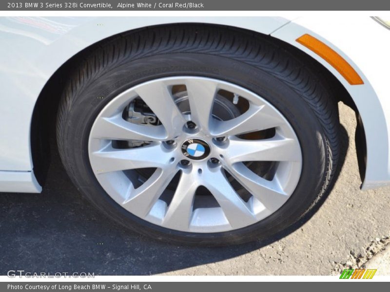 Alpine White / Coral Red/Black 2013 BMW 3 Series 328i Convertible