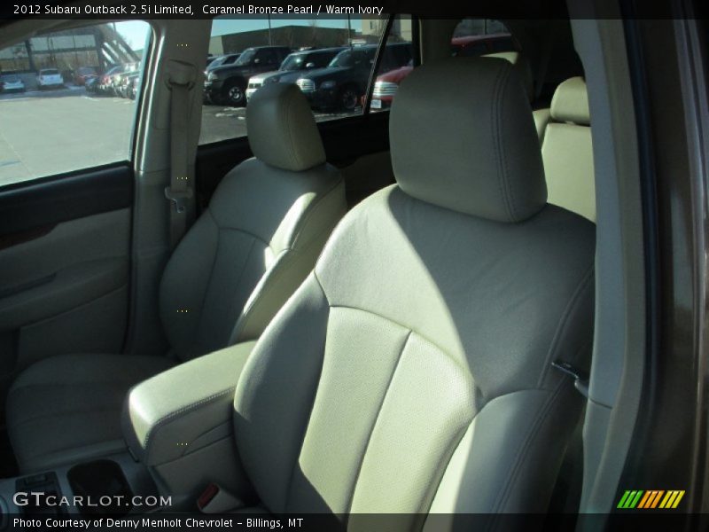 Caramel Bronze Pearl / Warm Ivory 2012 Subaru Outback 2.5i Limited