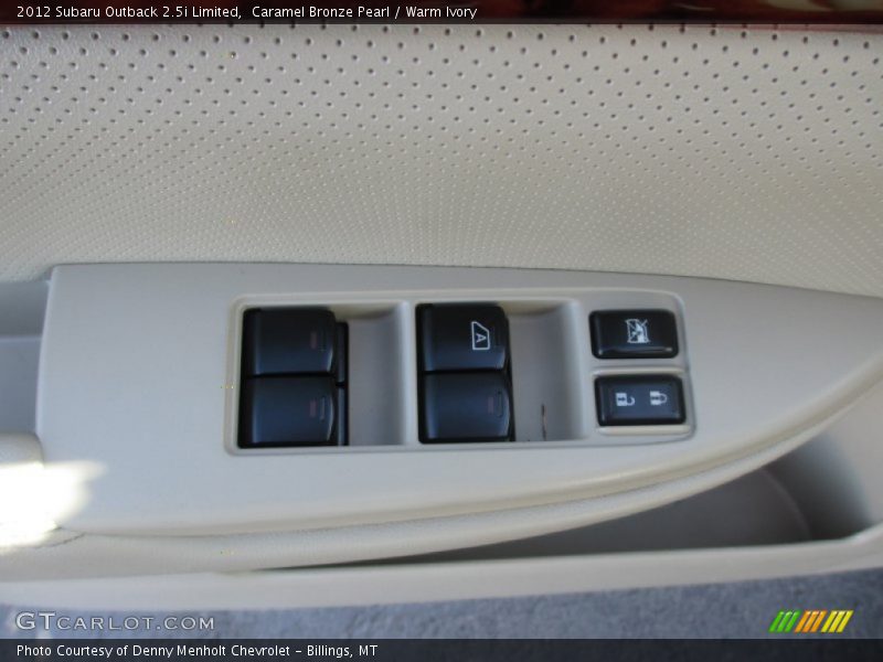 Caramel Bronze Pearl / Warm Ivory 2012 Subaru Outback 2.5i Limited