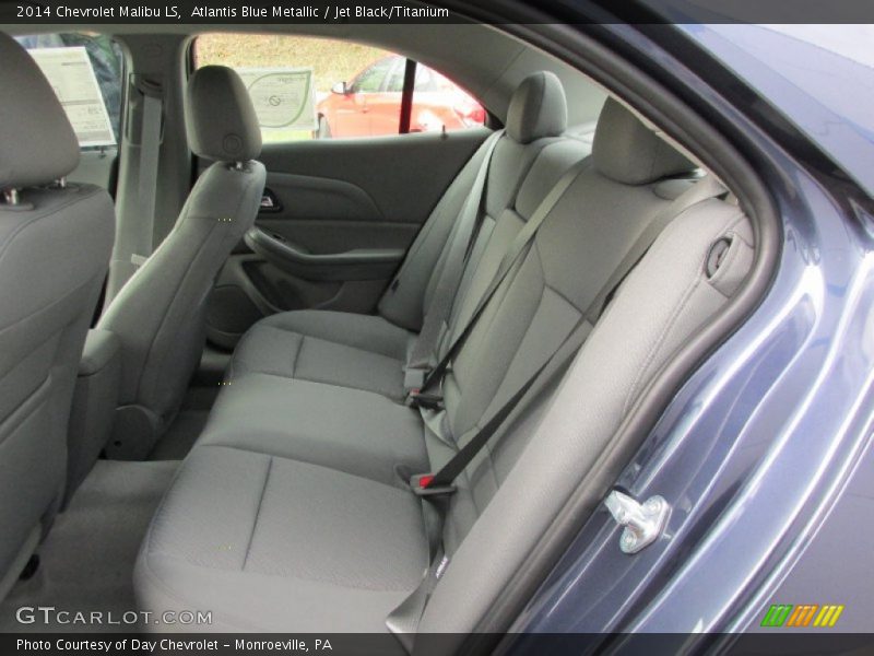 Atlantis Blue Metallic / Jet Black/Titanium 2014 Chevrolet Malibu LS